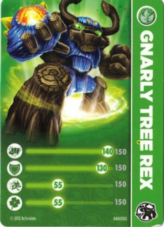 Skylanders Giants:   Gnarly Tree Rex