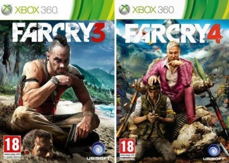 Far Cry 3 + Far Cry 4   (Xbox 360)