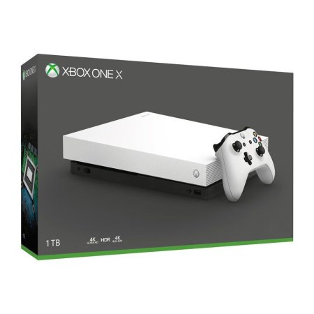 Игровая приставка Microsoft Xbox One X 1Tb Rus Белая + Геймпад Xbox One Wireless Controller 