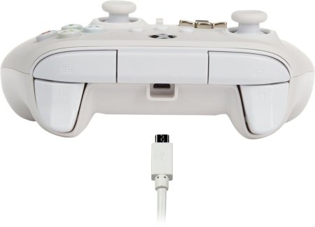 Геймпад проводной PowerA Enhanced Wired Controller for Xbox Series X/S (1518809-01) White (Белый) Оригинал (Xbox One/Series X/S/PC) 