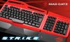 Клавиатура Mad Catz S.T.R.I.K.E.3 игровая RUS (Red) (PC) 