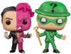 Набор из двух фигурок Funko POP! Heroes: Двуликий и Загадочник 1995 (TwoFace & Riddler (GW) (Exc)) ДиСи (DC) (62479) 9,5 см