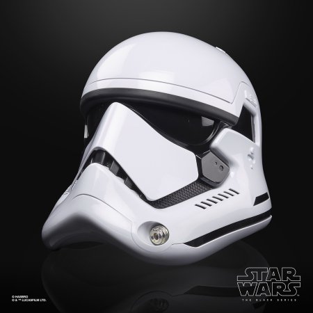  Шлем (Реплика) Hasbro: Штурмовик Первого Порядка (First Order Stormtrooper) Звездные Войны Черная Серия (Star Wars Black Series) (F0012)