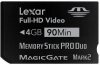 Карта памяти (Memory Card) Memory Stick PRO Duo 4 GB Lexar (PSP)