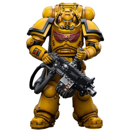 Фигурка JoyToy: Тяжелые Заступники Полад Лайкалрад 01 1:18 (Heavy Intercessors Polad Lycalrad 01 1:18) Вархаммер 40K Имперские Кулаки (Warhammer 40K Imperial Fists) (JT3433) 13 см Персонажи игр