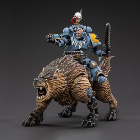     JoyToy:        (Space Wolves Thunderwolf Cavalry Bjane)  40K (Warhammer 40K) (JT3105) 33   