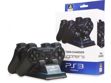   4gamers Twin Charger  2  (SPC9813) (Mini USB) (PS3) 