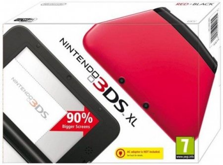  Nintendo 3DS XL HW Red ()   Nintendo 3DS