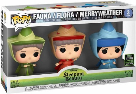     Funko POP! Vinyl:  (Disney) , ,  (Fauna, Flora, Merryweather) (45934) 9,5 