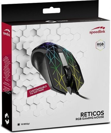   Speedlink Reticos RGB Gaming Mouse  (SL-680011-BK) (PC) 