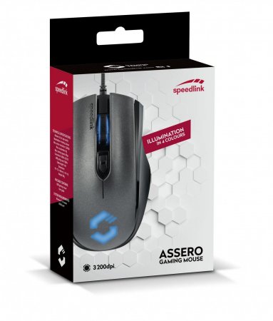   Speedlink Assero Gaming Mouse  (SL-680007-BK) (PC) 