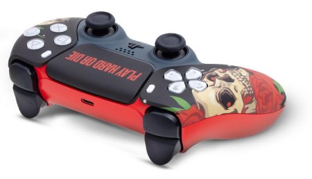 Геймпад беспроводной (кастомизированный) Sony DualSense Wireless Controller (Play Hard) Оригинал RAINBO (PS5)