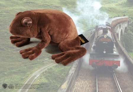 Мягкая игрушка The Noble Collection: Шоколадная лягушка (Chocolate Frog) Гарри Поттер (Harry Potter) 21 см + Подушка 36 см