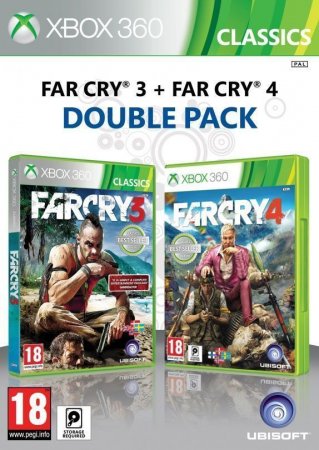 Far Cry 3 + Far Cry 4 (Xbox 360) USED /