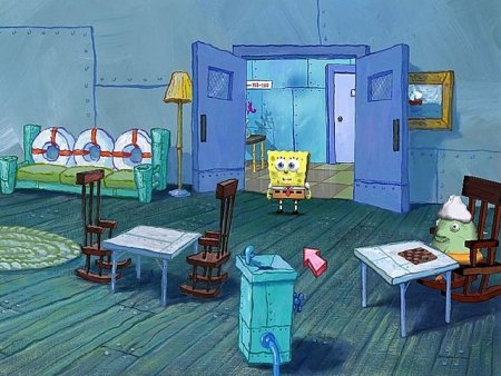 Spongebob Squarepants Lights, Camera,PANTS! (PS2) USED Б/У