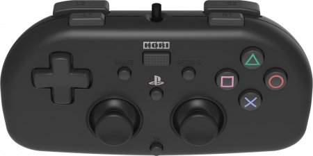  Геймпад проводной HORIPAD MINI (Черный) HORI (PS4-099U) (PS4) 