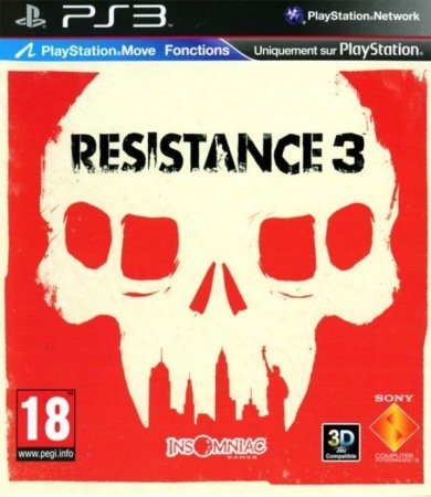   Resistance 3   3D  PlayStation Move (PS3)  Sony Playstation 3