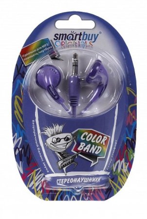 Наушники SmartBuy SBE-4900 Color Band, белые (PC) 