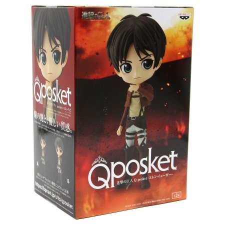 Фигурка Banpresto Q Posket: Эрен Йегер Вер. А (Eren Yeager (Ver.A)) Атака титанов (Attack On Titan) (0045557105167) 14 см