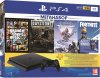 Игровая приставка Sony PlayStation 4 Slim 1Tb Eur Черная + Жизнь после (Days Gone) + GTA: Grand Theft Auto 5 (V) + Horizon Zero Dawn. Complete Edition + Fortnite + PS Plus 3 месяца