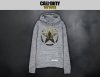 Толстовка с капюшоном Call of Duty WW2 Military Grey Hoodie Мужская, Серая, Размер S для игровых фанатов