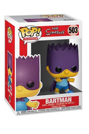  Funko POP! Vinyl:   (Bart-Bartman)  2  (Simpsons S2) (33876) 9,5 
