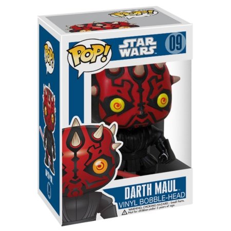 фигурки Фигурка Funko POP! Bobble: Дарт Мол (Darth Maul) Звездные Войны (Star Wars) (2390) 9,5 см