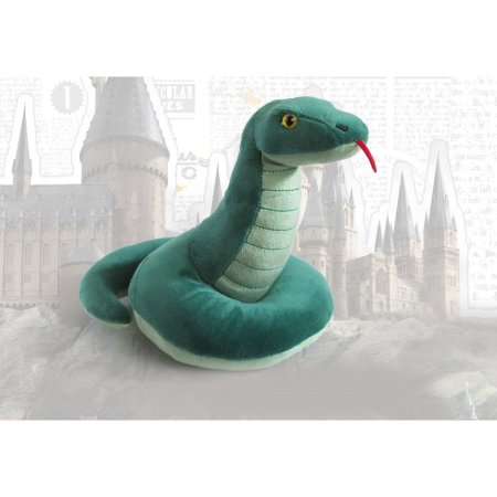  Мягкая игрушка The Noble Collection: Талисман Слизерина "Змея" (Slytherin Mascot "Snake") Гарри Поттер (Harry Potter) 22 см + Подушка 34 см