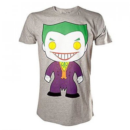  Joker Basic Character Art Grey XL   