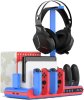 Подставка для консоли + зарядная станция для Joy-Con и Wireless Controller PRO + держатель для картриджей IMP Tech DLX2 Multi-Function Console Stand (365629) (Switch/OLED)