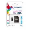 MicroSD Карта памяти 32GB A-DATA Class 10 Premier + SD адаптер (PC)