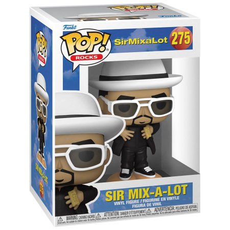 фигурки Фигурка Funko POP! Rocks: Сэр Микс-э-Лот (Sir-Mix-A-Lot) Сэр Микс-э-Лот (Sir-Mix-A-Lot) ((275) 54312) 9,5 см