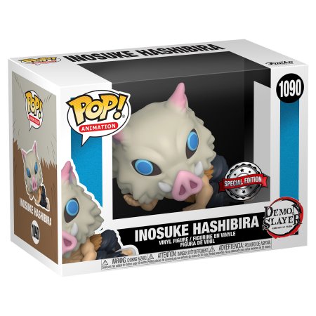 фигурки Фигурка Funko POP! Animation: Отдыхающий Иноске Хашибира (Lounging Inosuke Hashibira (Exc)) Клинок, рассекающий демонов (Demon Slayer) (59159) 9,5 см