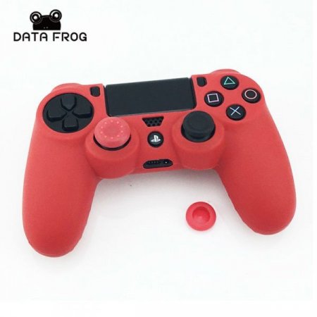     + 2      DualShock 4  (Silicon Case for DS4 Hand Red + 2 Stick Cover) (PS4) 