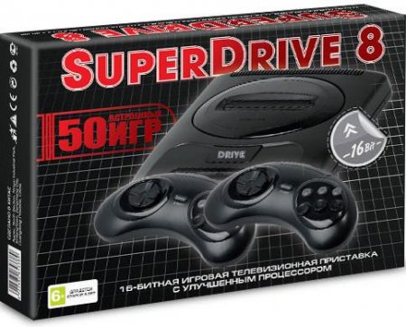   16 bit Sega Super Drive 8 (50  1) + 50   + 2  ()