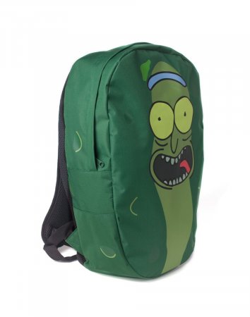  Difuzed: Rick and Morty Pickle Rick Shaped Backpack   