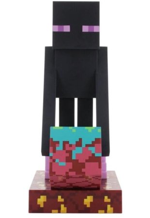  Фигурка подставка для геймпада/телефона Cable Guys: Эндермен: Издание Нилий (Enderman: Nether Edition) Майнкрафт (Minecraft) (898105) 20 см 