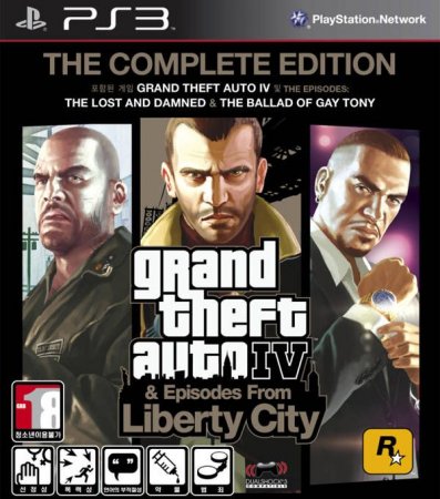   GTA: Grand Theft Auto 4 (IV) The Complete Edition Asia Ver. (Eng. Voice) (PS3) USED /  Sony Playstation 3
