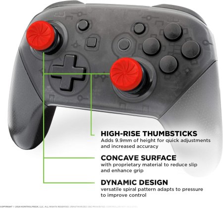 Накладки на стики для контроллеров Joy-Con KontrolFreek FPS Freek Inferno |5 (Switch Pro)