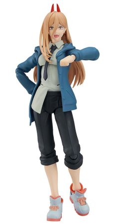 Подвижная фигурка Bandai Max Factory Figma: Пауэр (Power) Человек-бензопила (Chainsaw Man) (4545784068687) 15 см