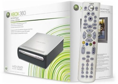 Внешний оптический привод Xbox 360 HD DVD Player + Пульт Remote Белый (Xbox 360)
