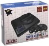 Игровая приставка 16 bit Super Mini MD HDMI (168 в 1) + 168 игр + 2 геймпада (Черная)