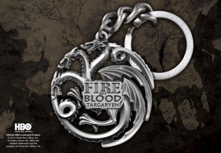   The Noble Collection:    (Crest House Targaryen)   (Game of Thrones) 5 