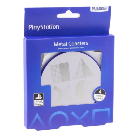  Подставки под напитки Paladone: Плейстейшн 5 (Playstation 5) (PP8341PS) 4 шт