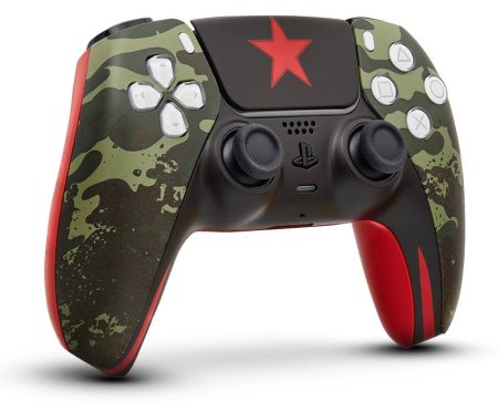 Геймпад беспроводной (кастомизированный) Sony DualSense Wireless Controller (Броня победы) Оригинал RAINBO (PS5)