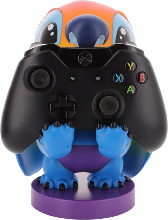  Фигурка подставка для геймпада/телефона Cable Guys: Радужный Стич (Rainbow Stitch) Лило и Стич Коллекция Дисней Прайд (Lilo & Stitch Disney Pride Collection) (896057) 20 см 