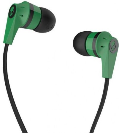 Гарнитура SKULLCANDY Ink'd 2.0, зелёная/чёрная (PC)