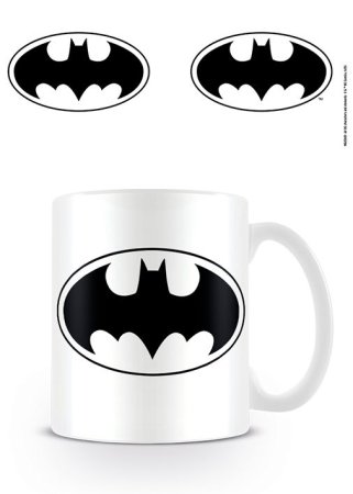  Кружка для кофе Pyramid: Бэтмен моно логотип (Batman Mono Logo) ДиСи ориджинал (DC Originals) (Coffee Mugs MG23651) 315 мл