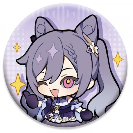  Genshin Impact Chibi Expressions Character Can Badge:   (Keqing)   (Genshin Impact) (6972957488221) 6 