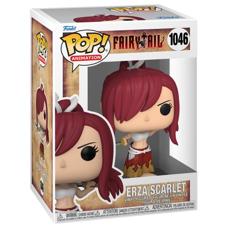 фигурки Фигурка Funko POP! Animation: Эрза Скарлет (Erza Scarlet) Сказка о хвосте феи (Fairy Tail) (57338) 9,5 см